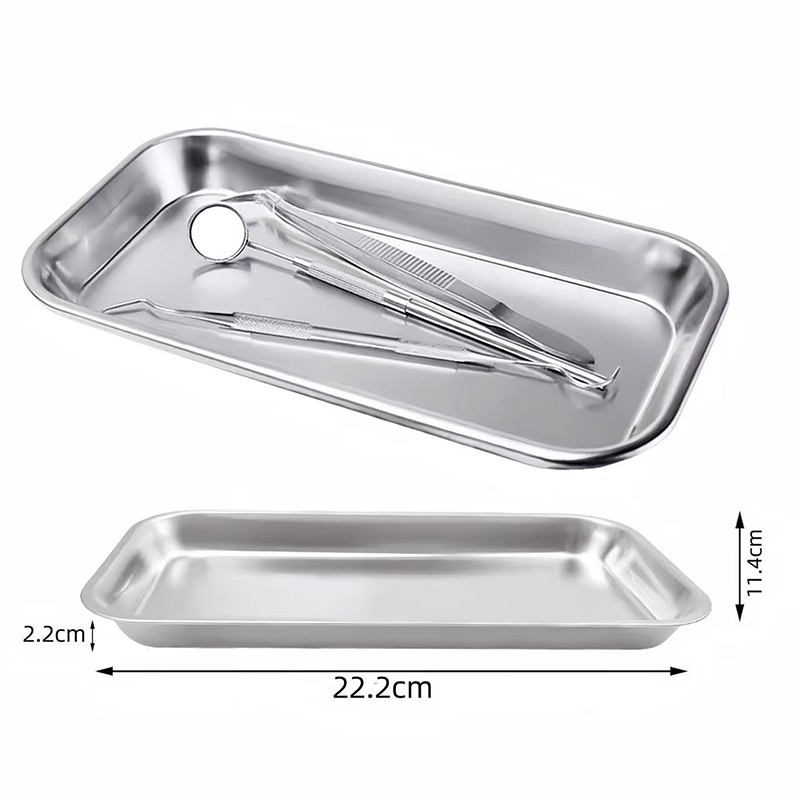 Medical Lab Instruments - Stainless Steel Dental Medical Tray Disinfection